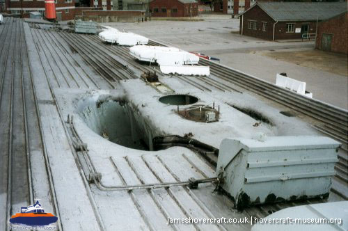 SRN4 Swift (GH-2004) at the Hovercraft Museum -  (credit: The <a href='http://www.hovercraft-museum.org/' target='_blank'>Hovercraft Museum Trust</a>).